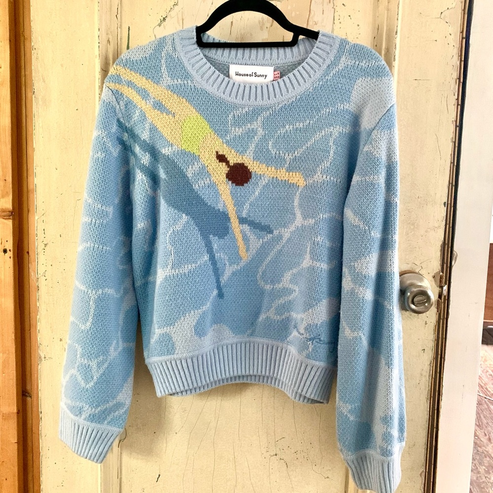 House of Sunny Big Splash Sweater